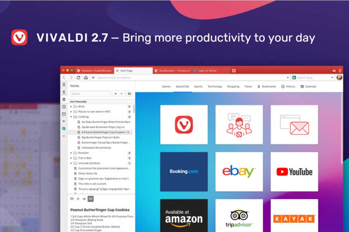 Vivaldi browser impersonates Chrome to avoid being blocked