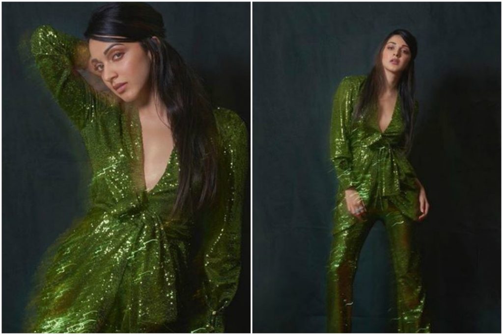Kiara Advani's green sequinned pantsuit goes wrong; see pics - The Statesman