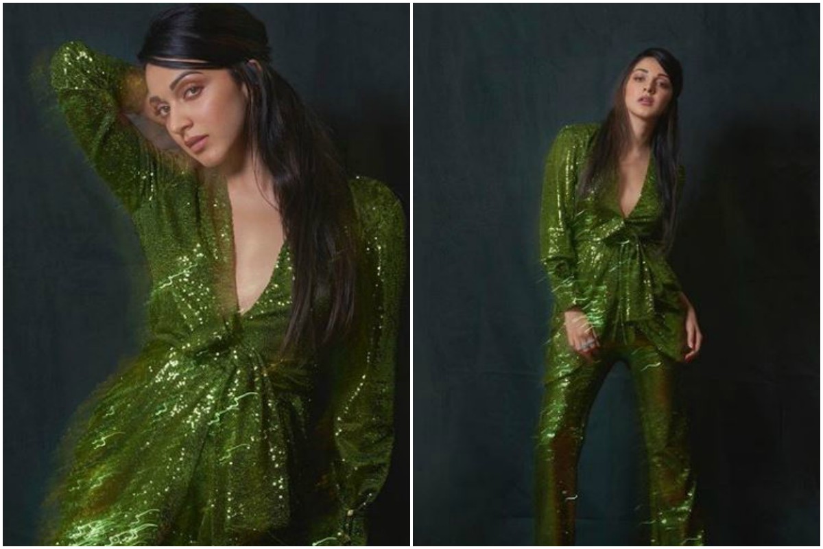 Kiara Advani’s green sequinned pantsuit goes wrong; see pics