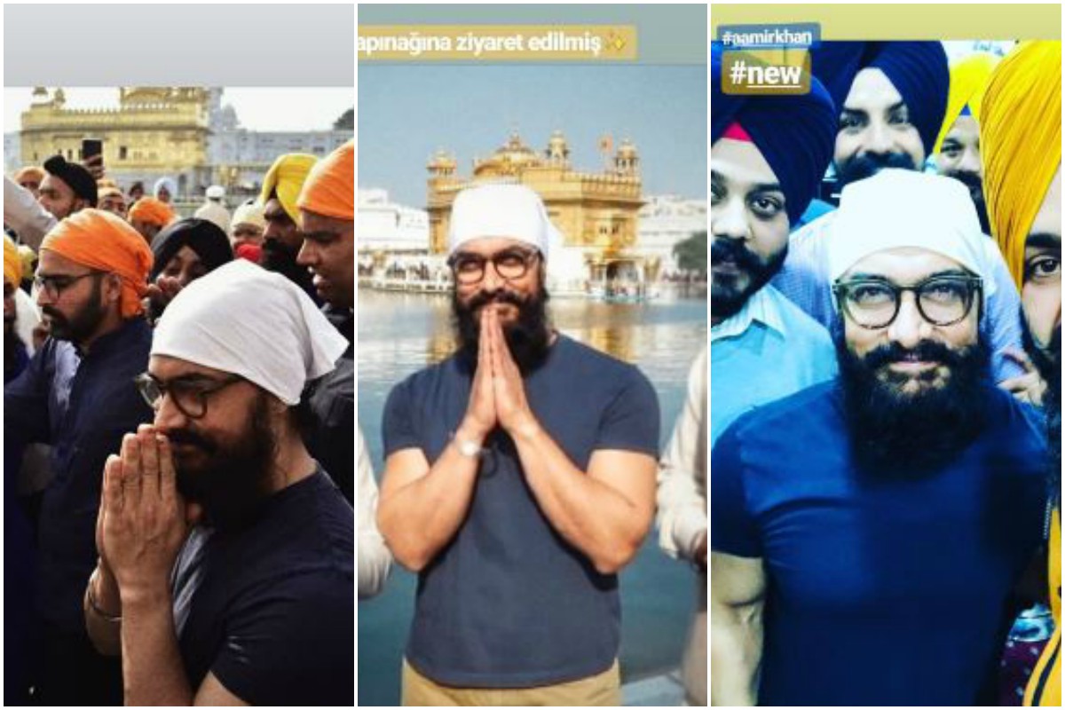 Aamir Khan pays obeisance at Golden Temple amidst Laal Singh Chhadha shoot