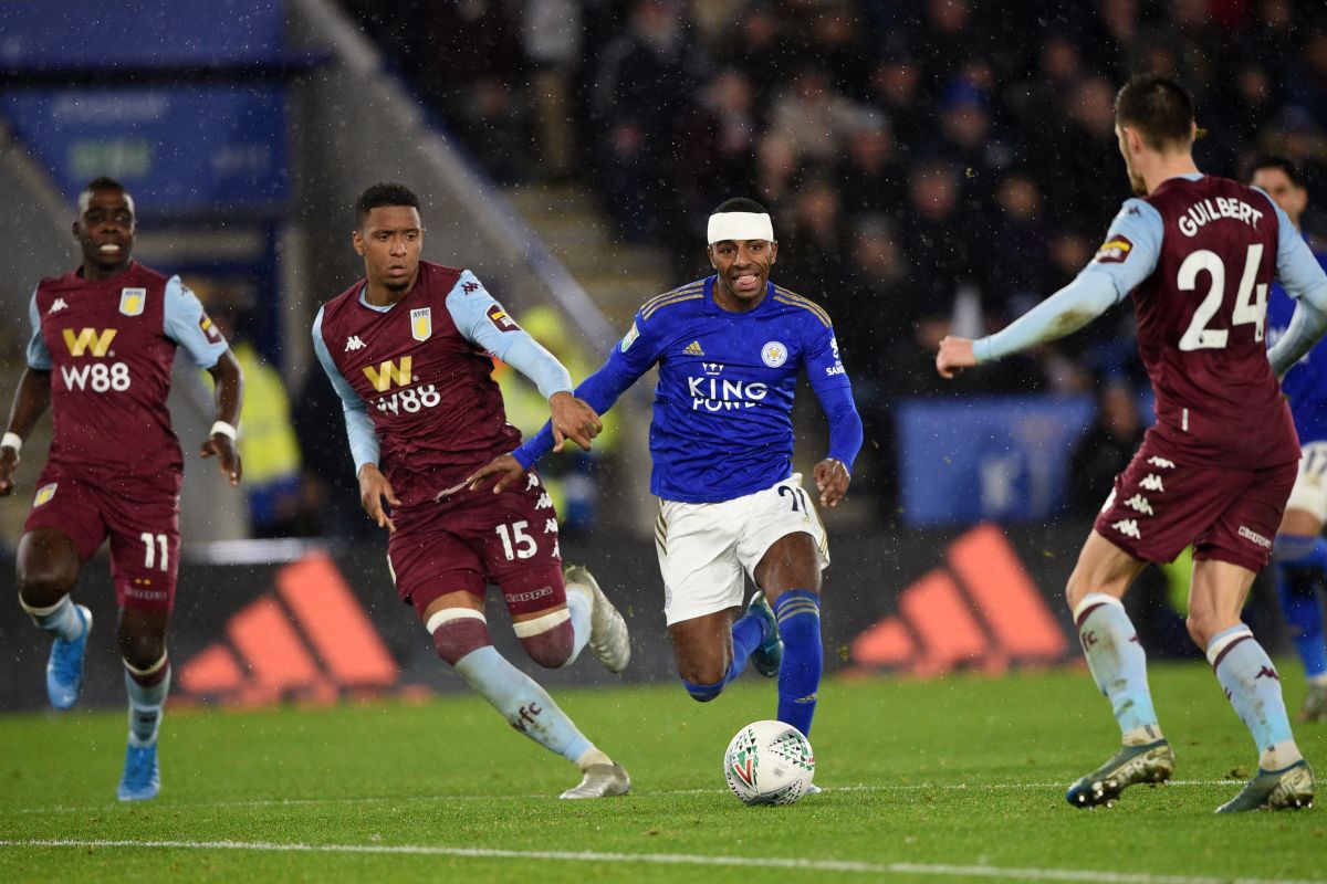 League Cup Aston Villa hold Leicester City to 1-1 draw in 1st leg semifinal