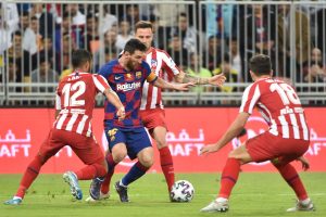 Messi’s goal in vain as Atletico Madrid upset Barcelona to enter Super Cup final