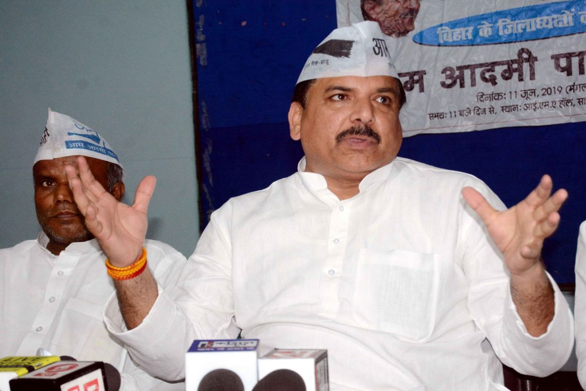 AAP MP Sanjay Singh uses his MP quota to send migrant workers to Patna