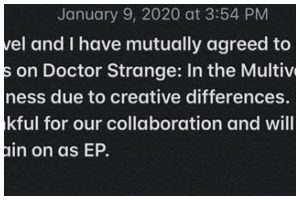 Marvel’s ‘Doctor Strange’ sequel to have new director