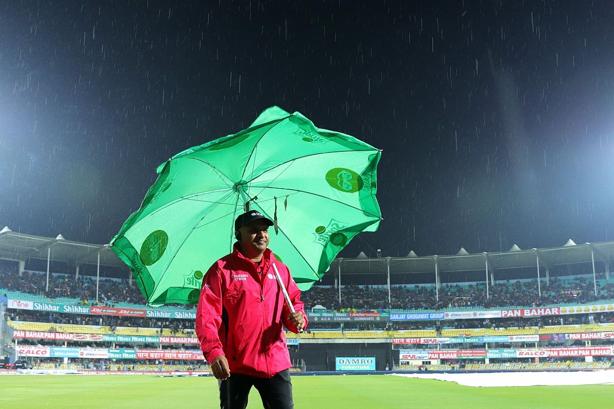 Rain delays start of India-Sri Lanka T20I in Guwahati