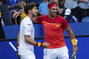 Error-strewn Rafael Nadal leads Spain into ATP Cup quarter-finals