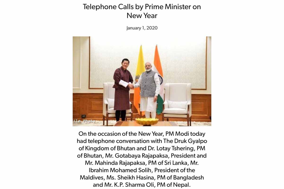 New Year, Narendra Modi, Imran Khan, Pakistan, Bangladesh, Sri Lanka, Maldives, Nepal, Bhutan