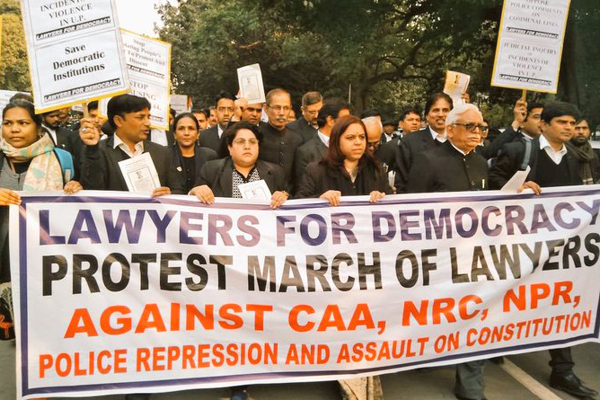 Supreme Court lawyers hit streets against CAA-NRC