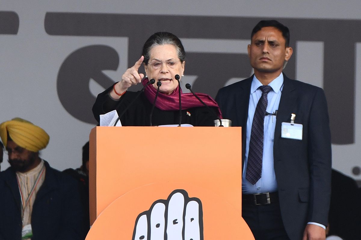 JNU violence ‘grim reminder of the extent Govt will go to stifle voice of dissent’: Sonia Gandhi