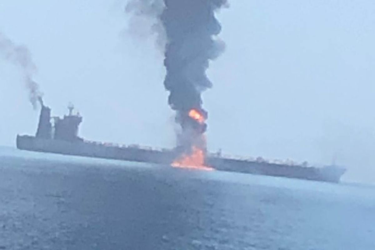 2 Indian sailors dead after tanker catches fire off UAE coast, several reported missing