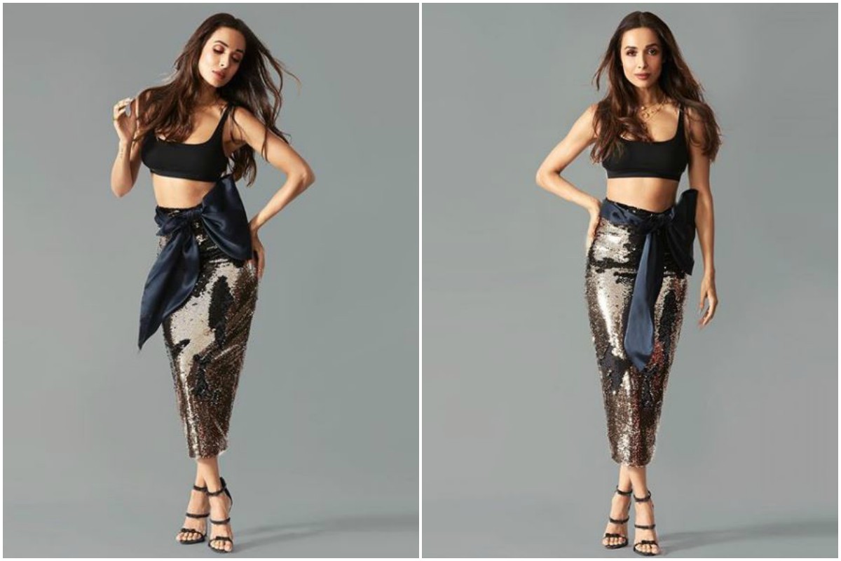 Malaika Arora dazzles as she opts for Leal Daccarett sequin skirt