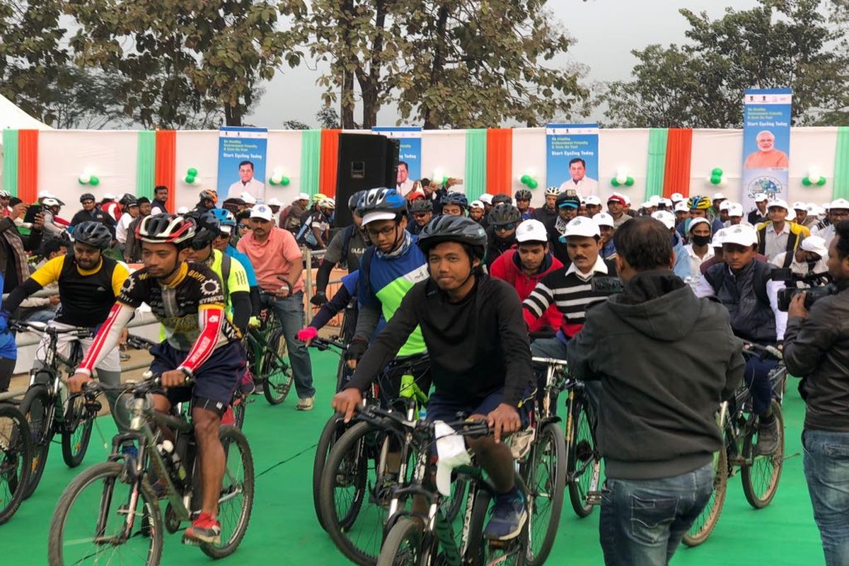 ‘SAKSHAM Cycle Rally’ in 200 cities to aware people on fuel conservation held on Sunday