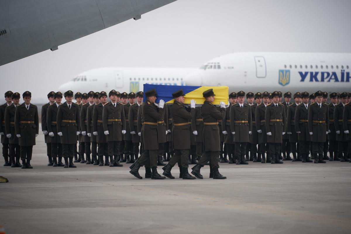 Bodies of Ukrainian victims killed in plane crash sent back home from Iran