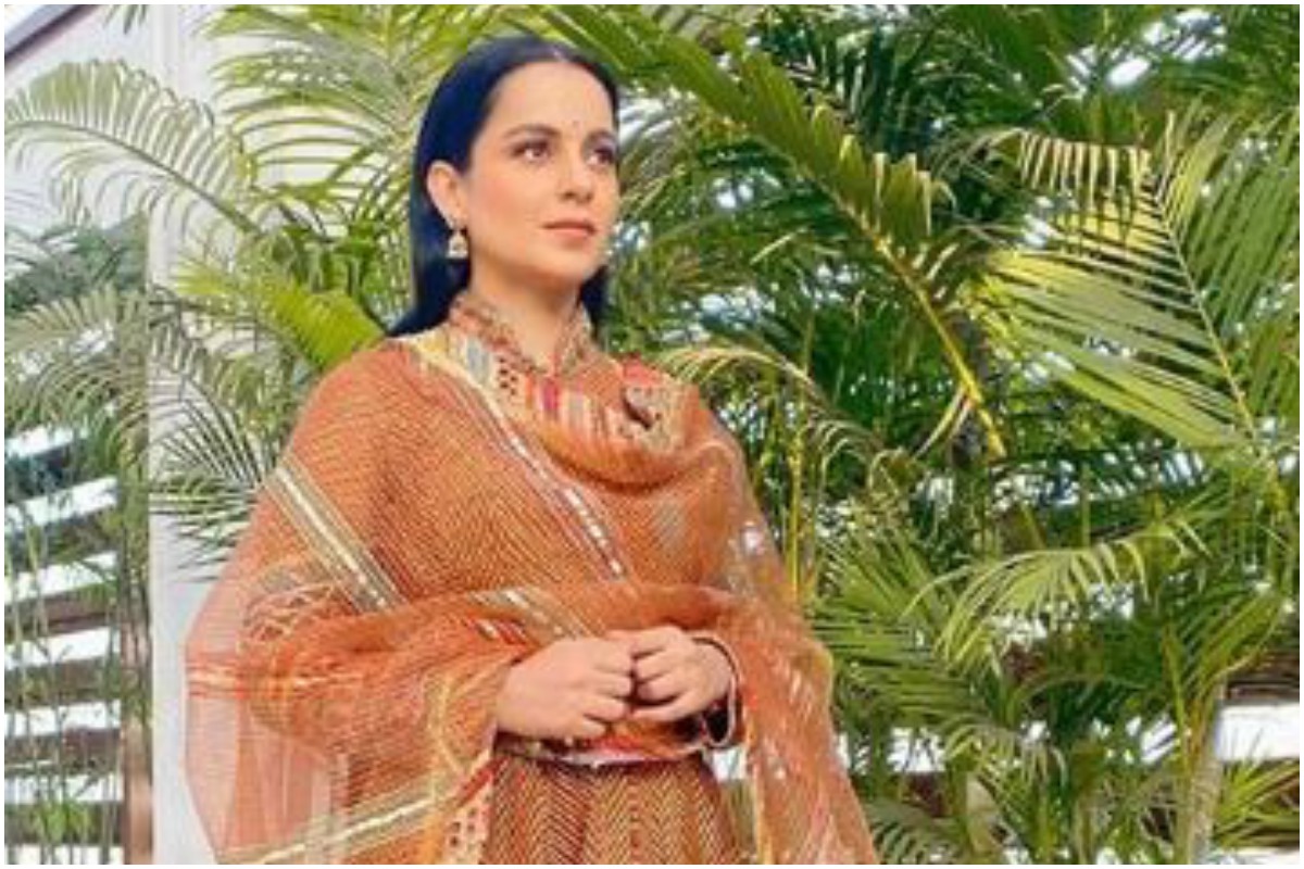 How about opting for Kangana Ranaut’s Anarkali look for ladies sangeet