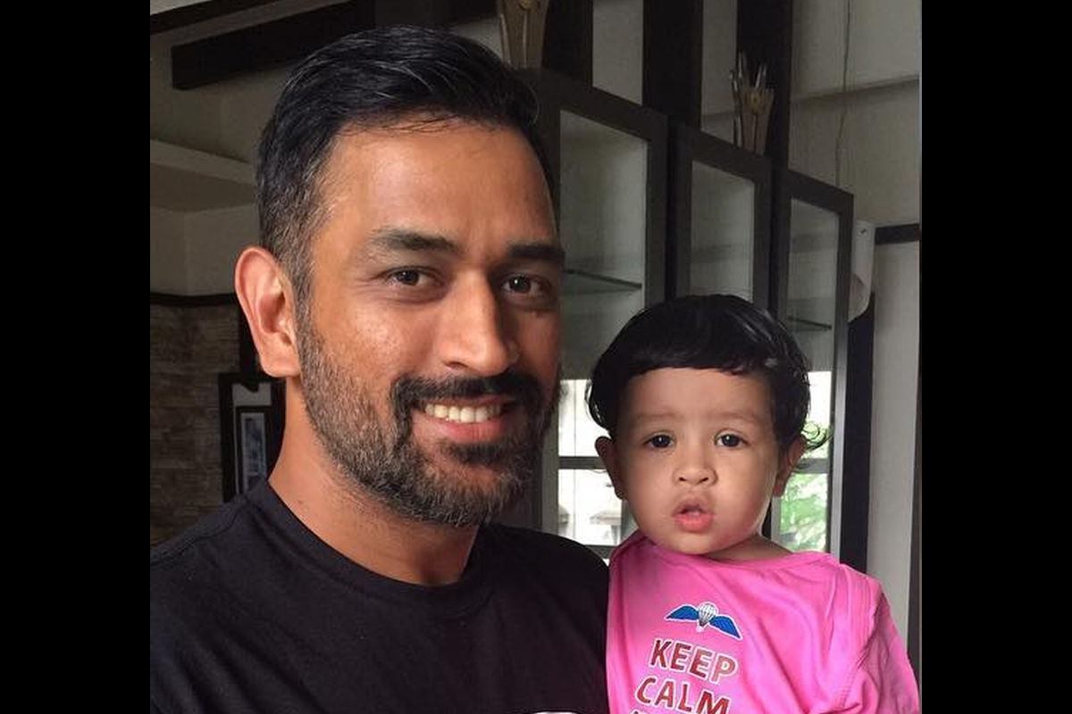 MS Dhoni shares video of daughter Ziva playing guitar