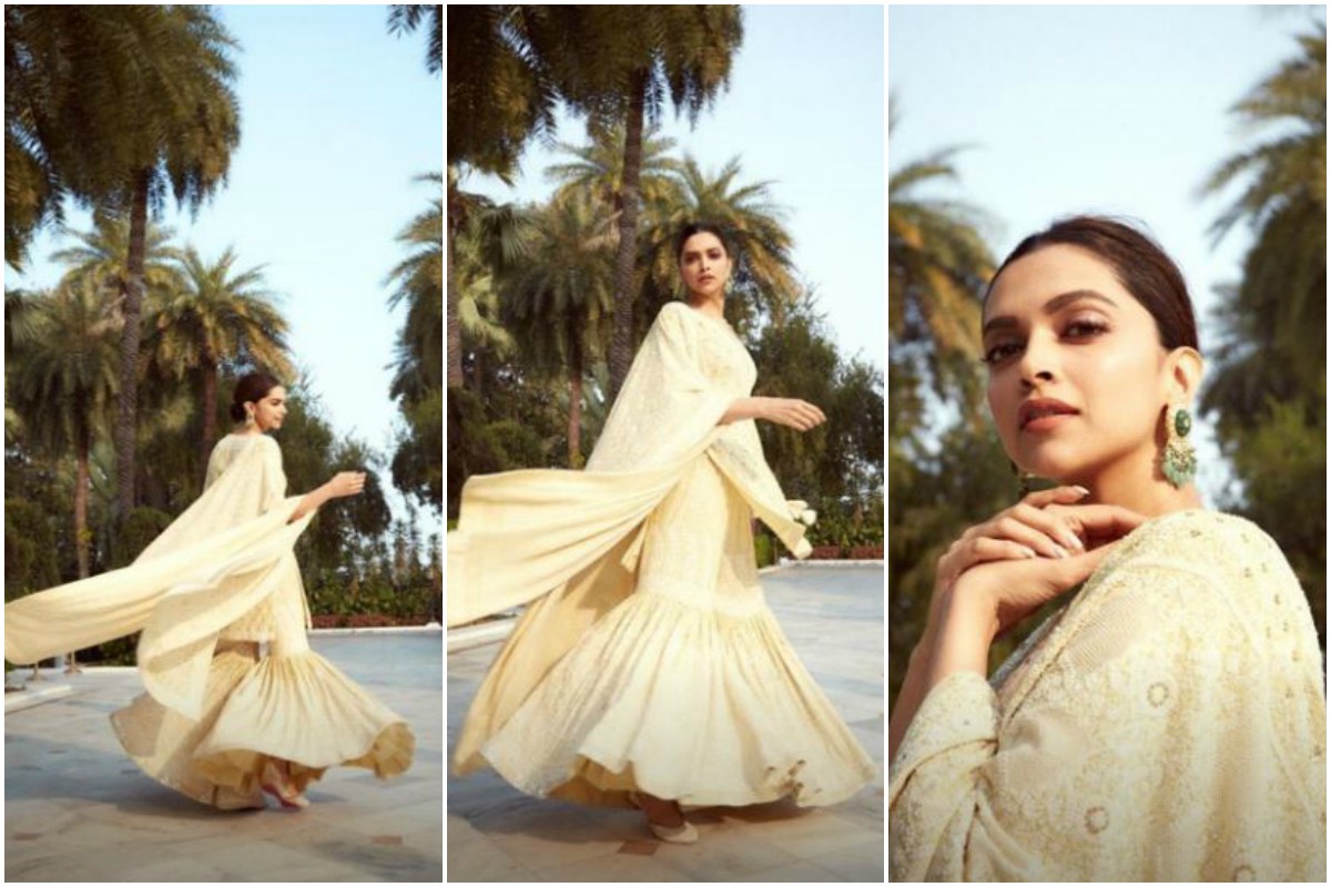 Deepika Padukone looks classic as she twirls her desi ensemble