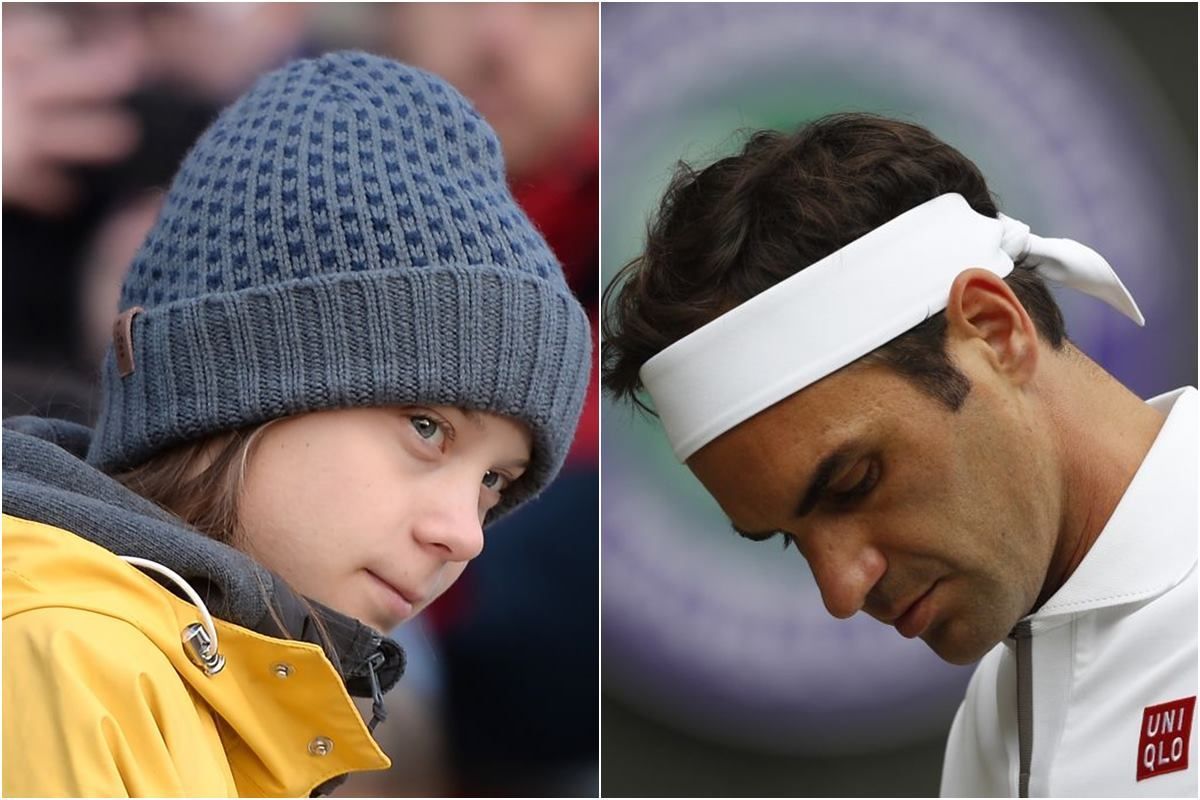 Climate change activist Greta Thunberg criticises Roger Federer
