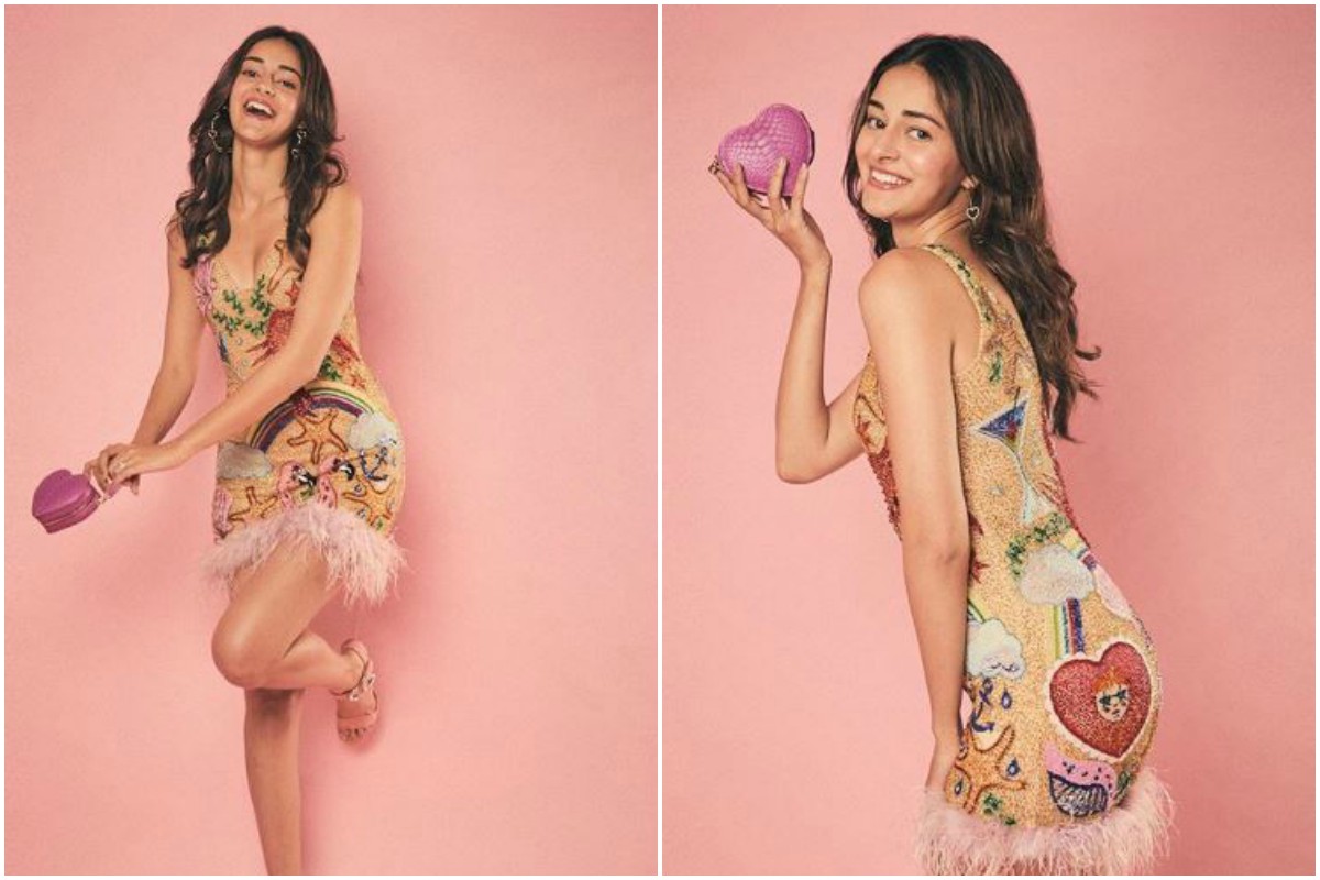 Ananya Panday flaunts her curves in shimmery bodycon dress, see pics