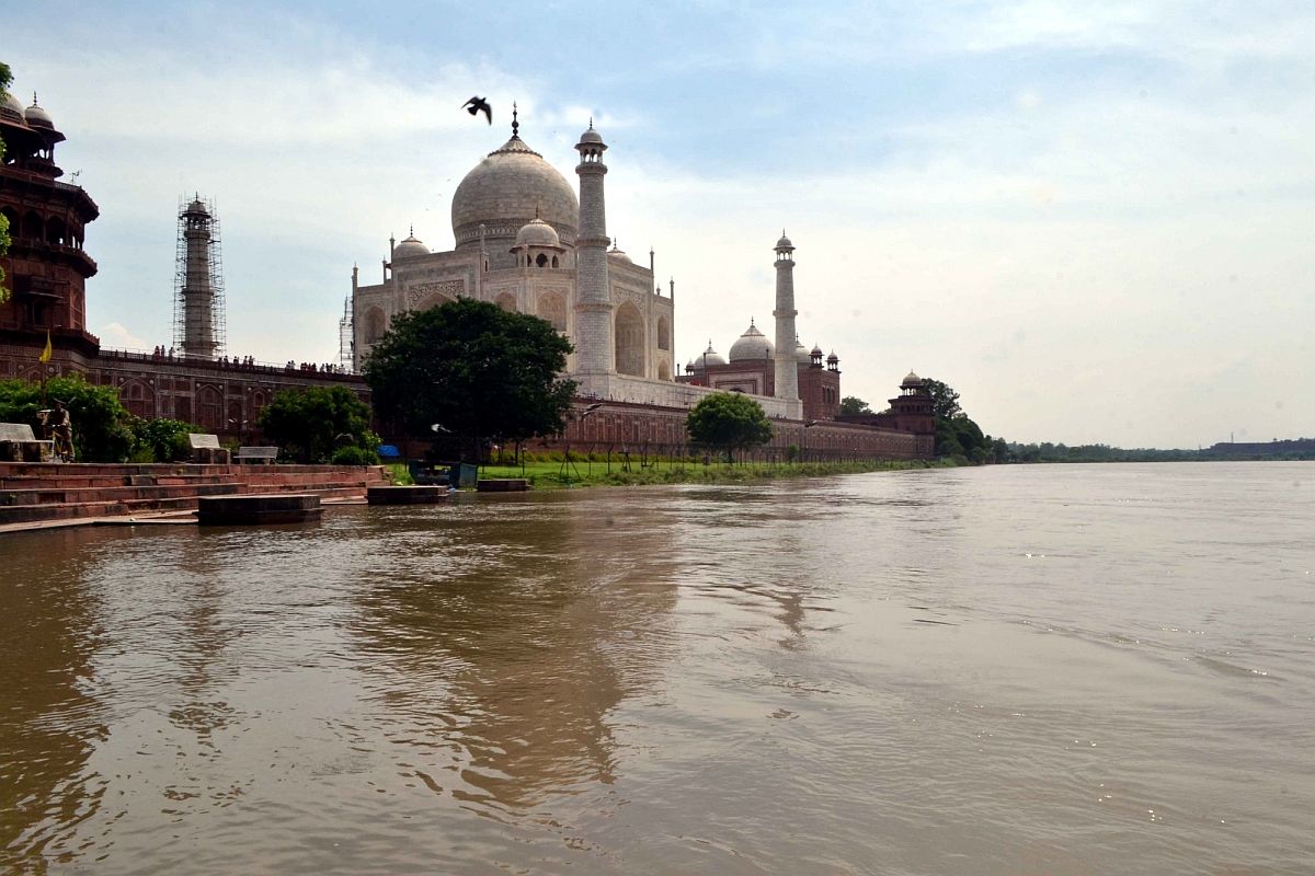 Agra gets makeover ahead of Trump visit; water released into Yamuna, city painted in one colour