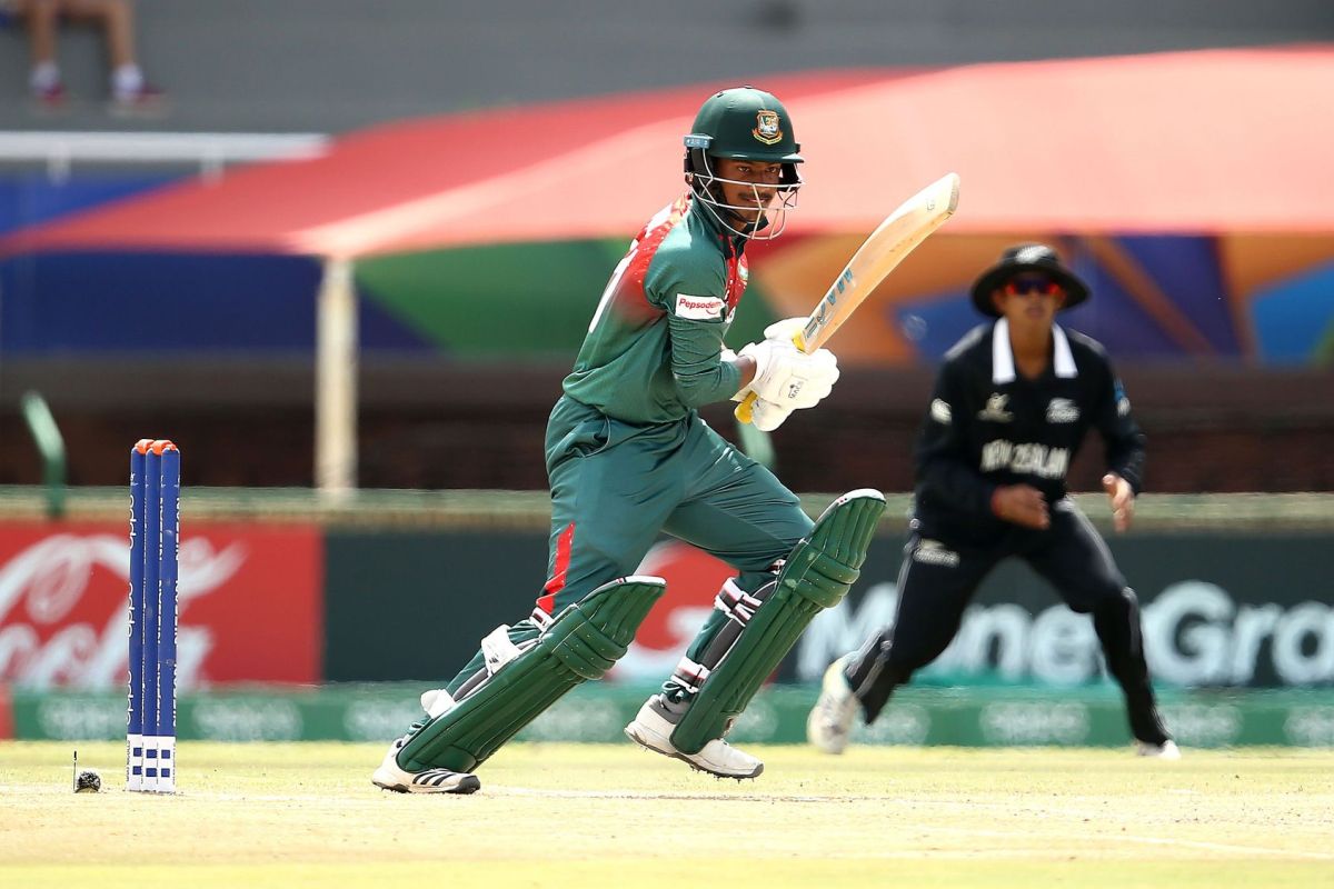 Bangladesh beat New Zealand by 6 wickets to enter maiden U-19 World Cup final
