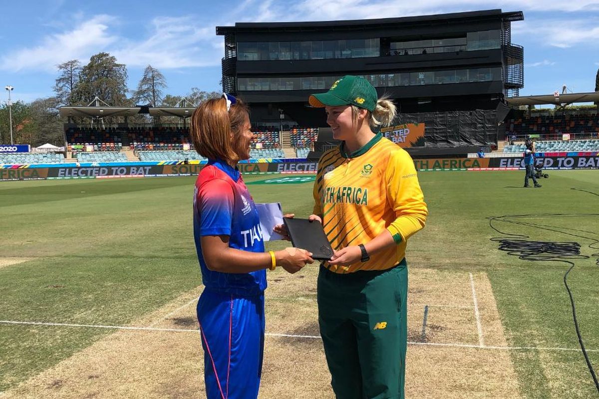 Women’s T20 World Cup 2020: South Africa opt to bat against Thailand