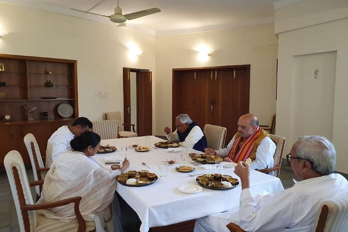 Mamata raises Delhi riots at EZC meet, takes lunch with Amit Shah at Odisha CM home