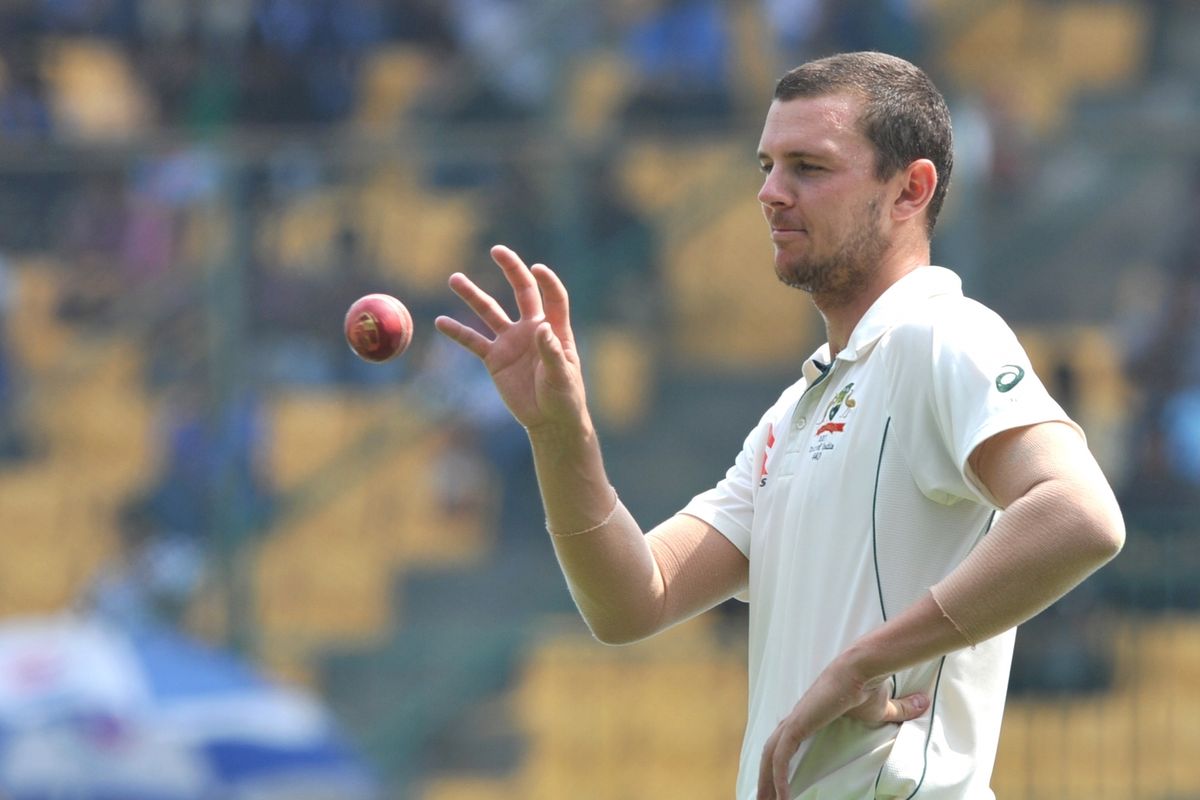 Second nature to give ball little touch up: Josh Hazlewood on saliva ban