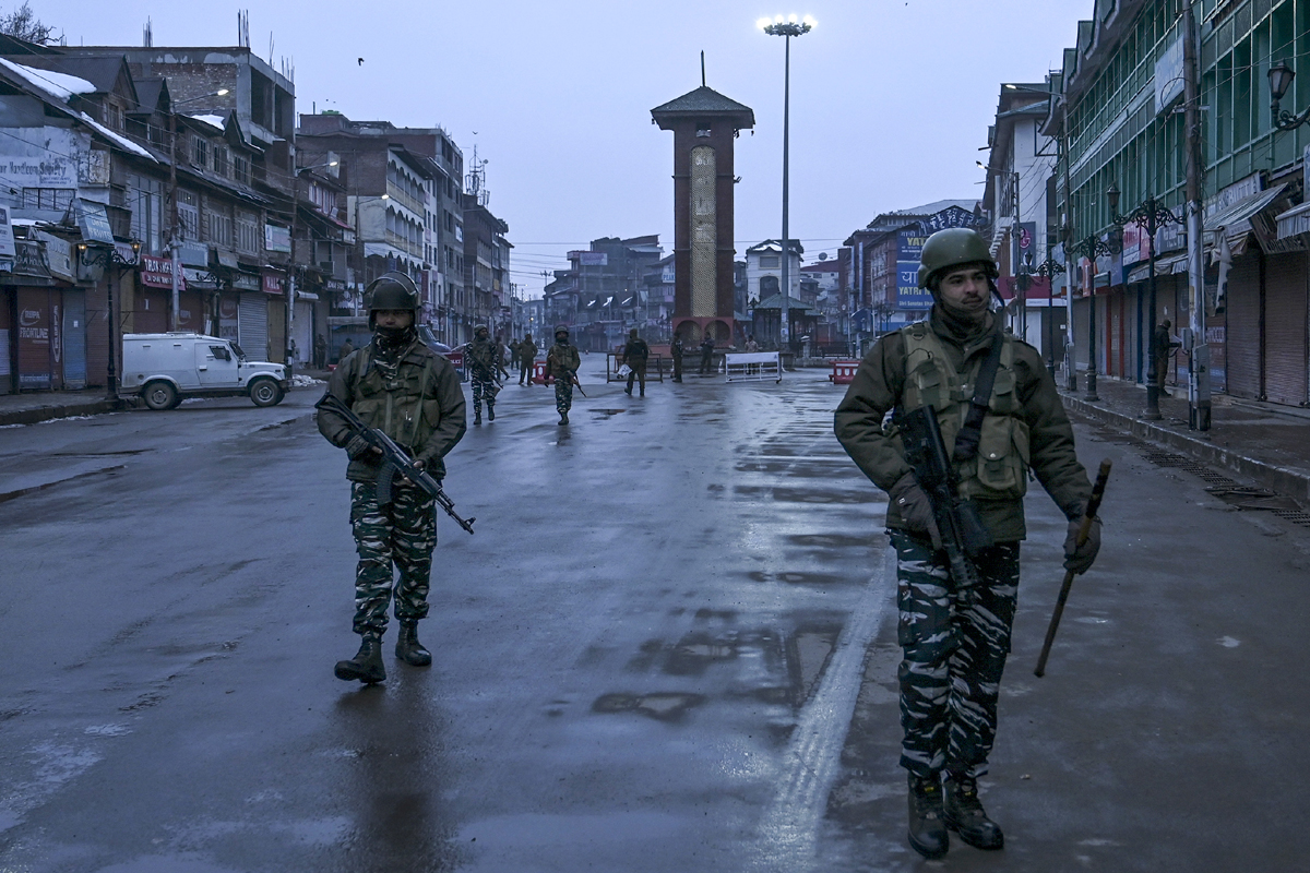 Three terrorists killed in encounter with security forces in Jammu-Kashmir