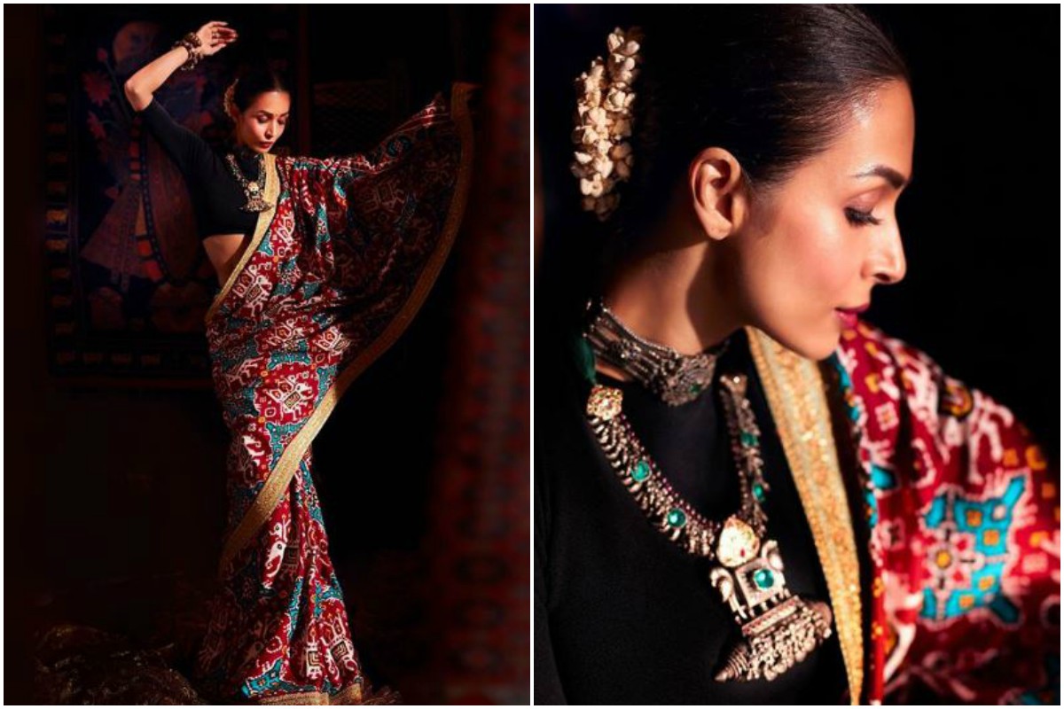 Malaika Arora makes heads turn as she opts for ethnic look
