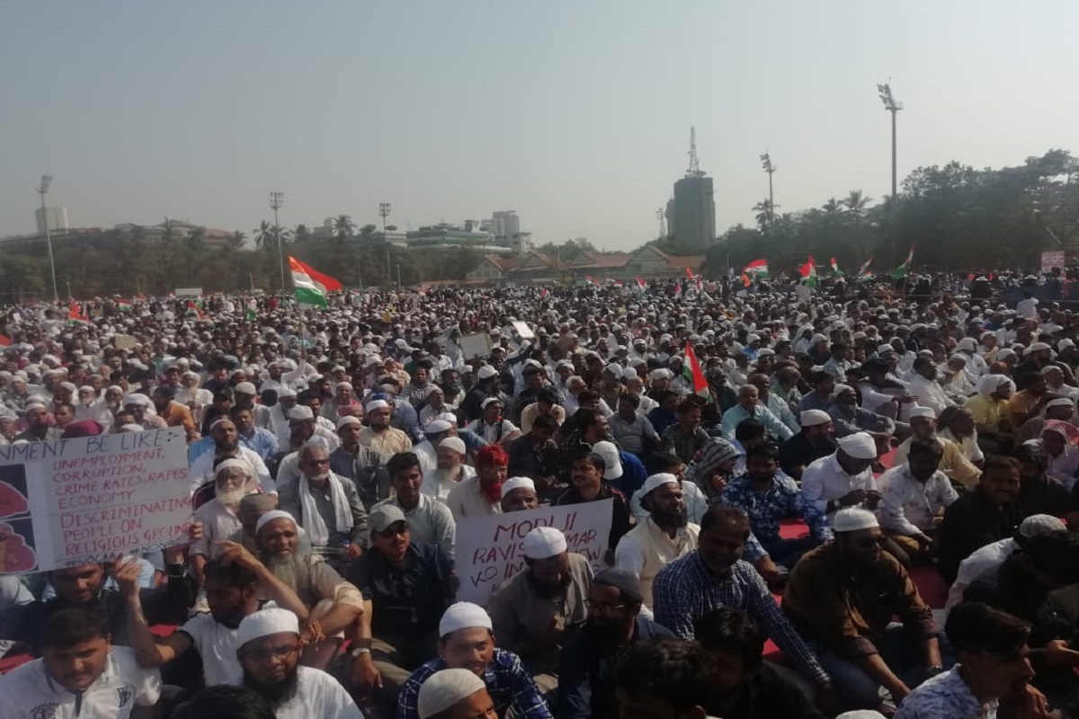 ‘Maha-Morcha’ at Mumbai’s Azad Maidan against CAA, NRC, NPR