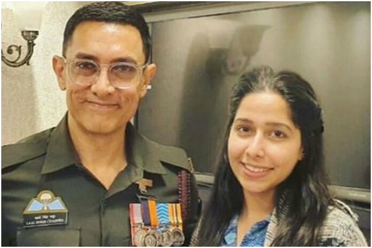 Laal Singh Chaddha: Aamir Khan’s new ‘uniformed look’ out as he poses with fan