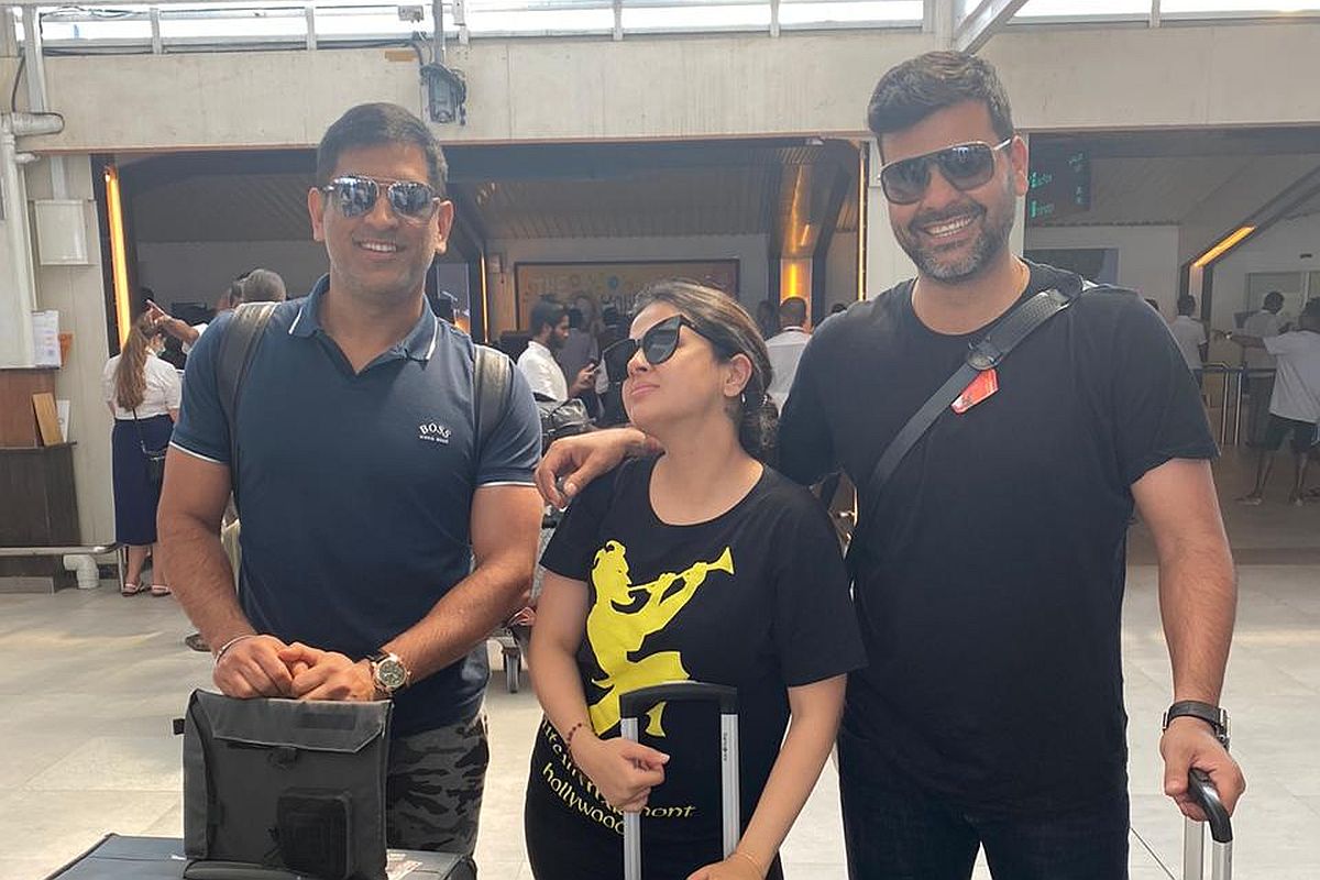 WATCH | MS Dhoni spotted in Maldives with recently-elected CAC member RP Singh