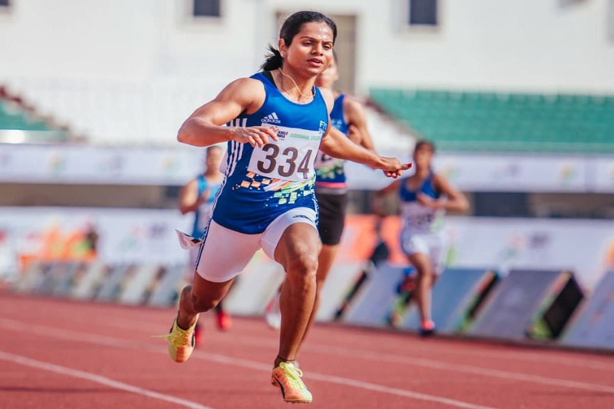 Dutee Chand wins 100m dash in Khelo India University Games