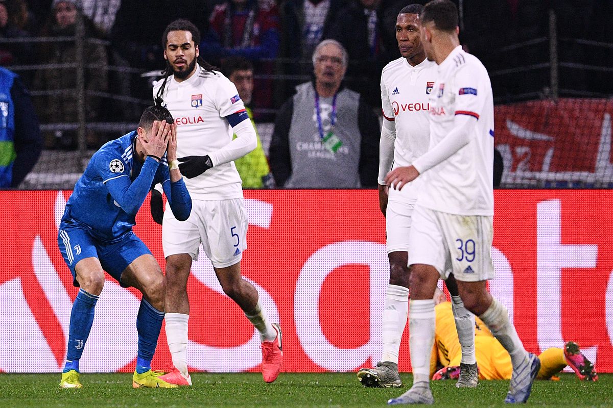 UEFA Champions League: Ronaldo’s scoring streak ends as Lyon hand Juventus surprising defeat