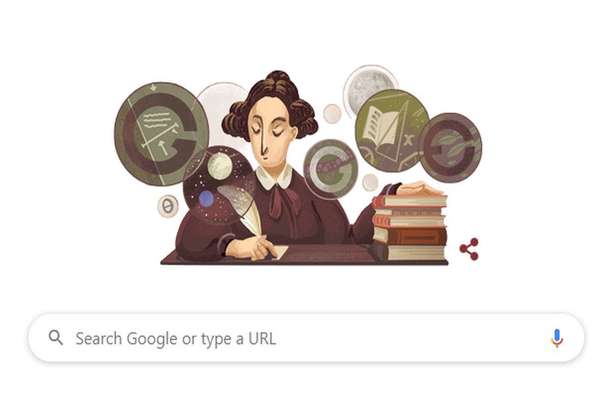 Google honours groundbreaking Scottish scientist Mary Somerville with a doodle