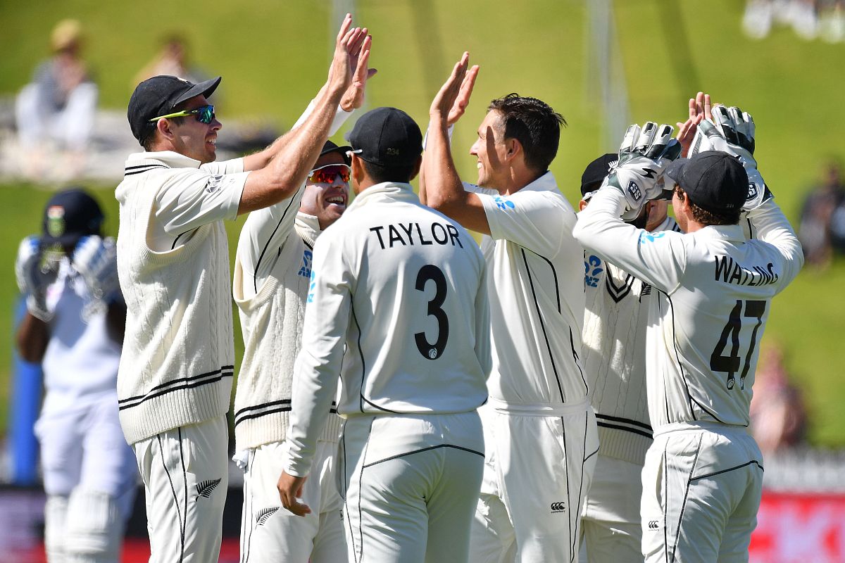New Zealand cricketers engage in traditional celebration post Welligton-Test victory against India
