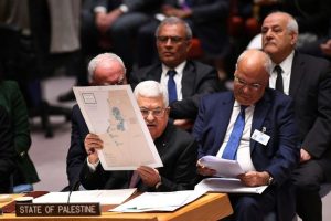 Palestinian President Mahmud Abbas warns UN on Donald Trump’s ‘swiss cheese’ peace