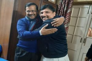 ‘India has won today’: Sanjay Singh jibes at BJP as AAP set to sweep national capital