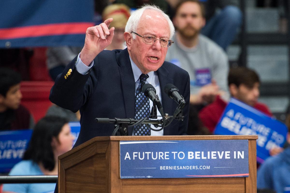 US election: Bernie Sanders boasts about previous wins, takes aim at Joe Biden