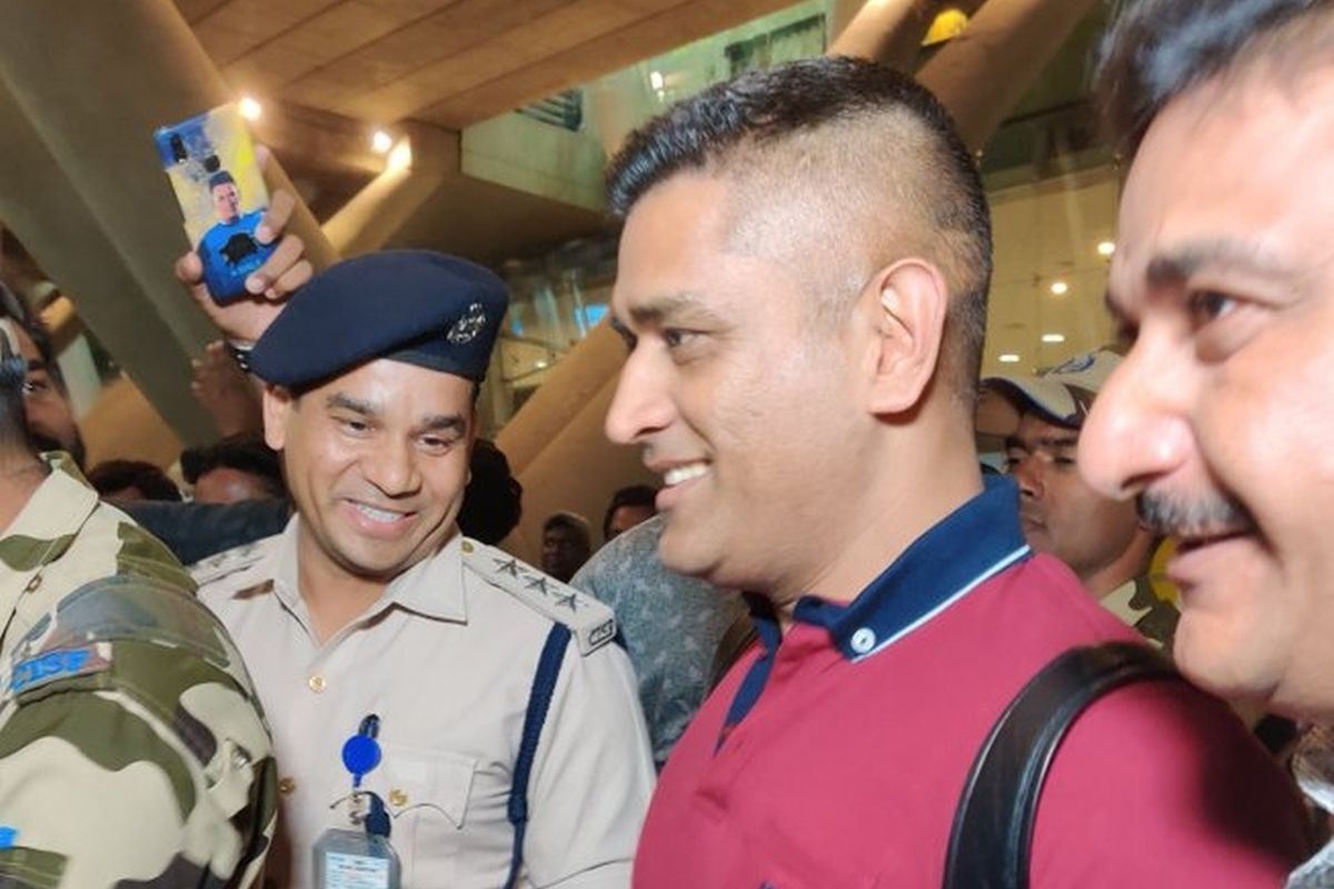 Just start the whistles, says CSK as MS Dhoni arrives in Chennai