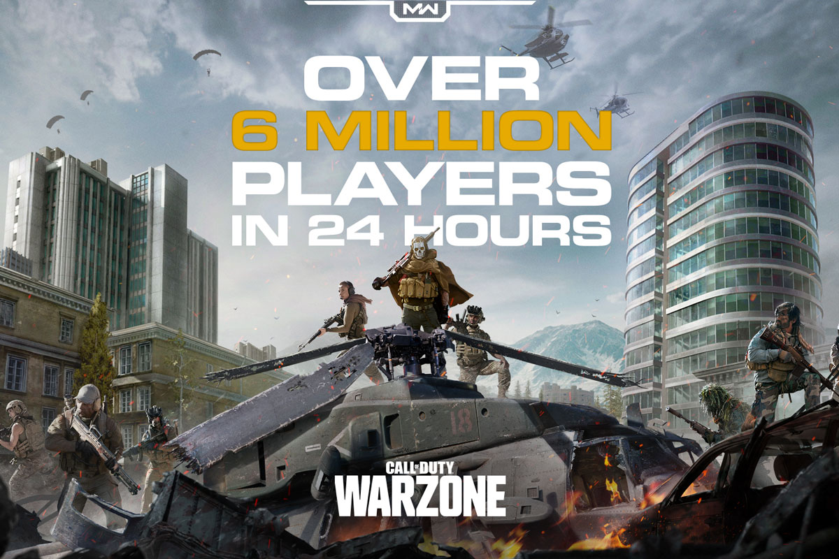 Call of Duty: Warzone amasses 6 million players in 24 hours