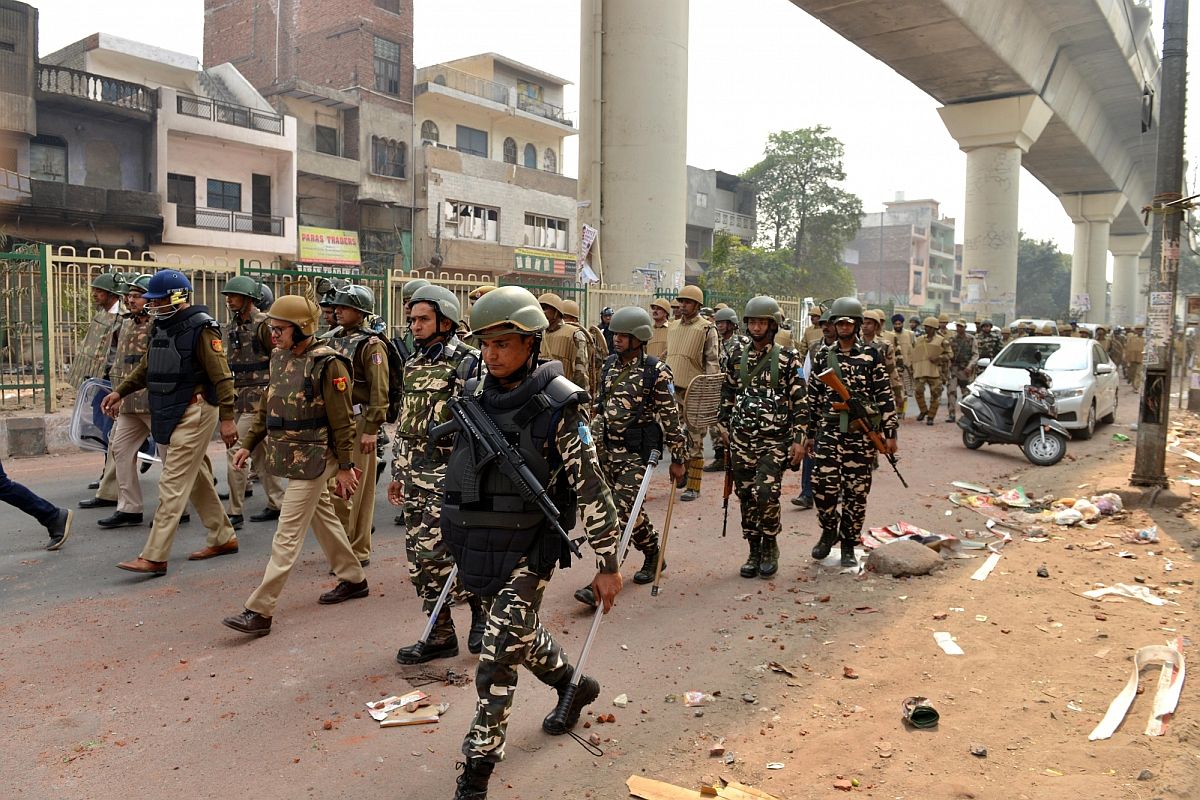 Security beefed up in northeast Delhi ahead of Holi festival tomorrow