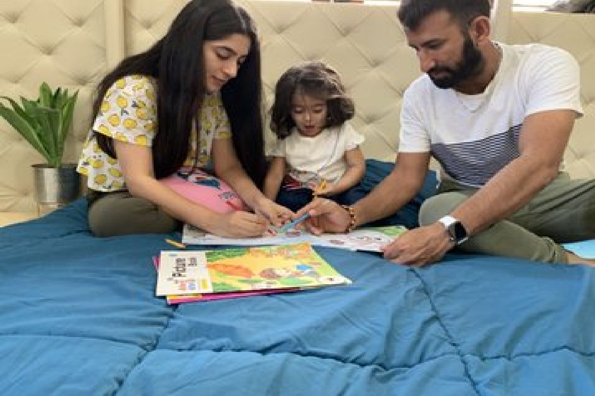 BCCI urges people to stay home like the Pujara family