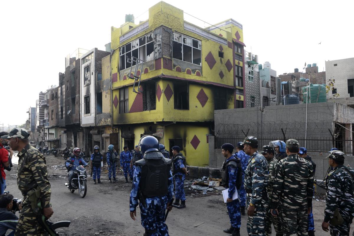Flag march conducted in northeast Delhi; no new incidents of violence reported