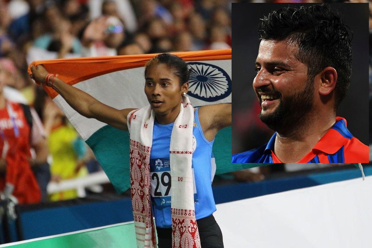 You are a role model for all the girls: Suresh Raina to Hima Das