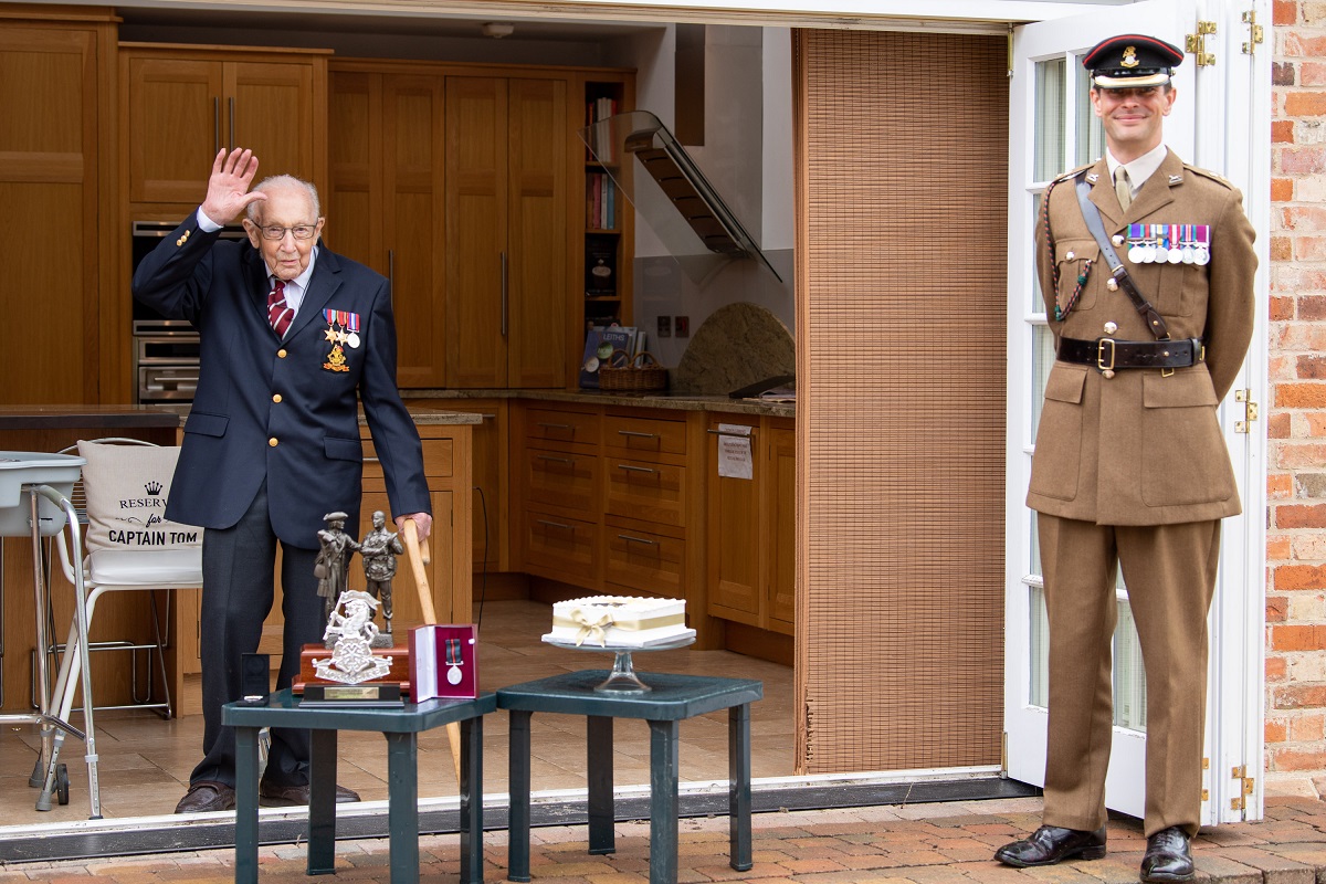 UK World War veteran who raised millions for healthcare workers turns 100