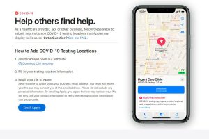 Apple Maps now shows COVID-19 testing sites across 50 states of US