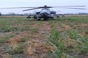 IAF’s Apache helicopter makes emergency landing in Punjab’s Hoshiarpur
