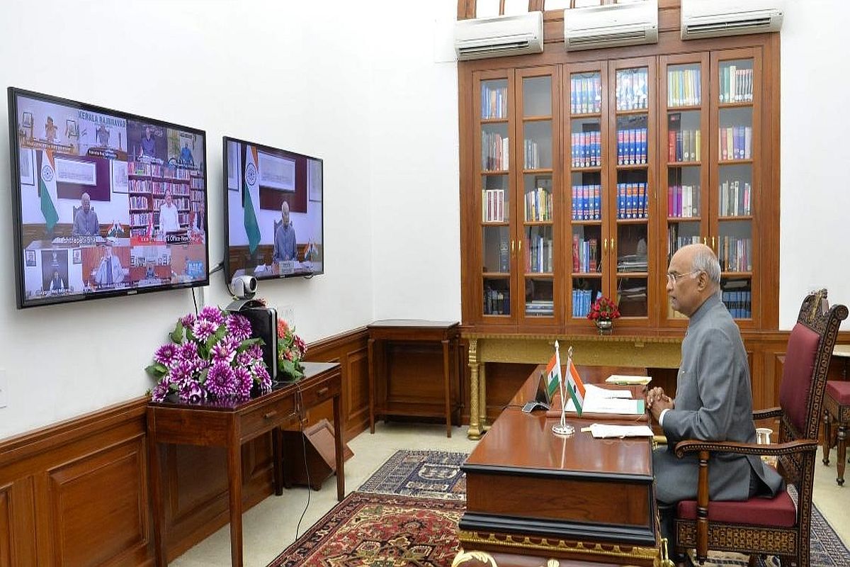 President, Vice-President to have video conferencing with CMs, Guvs