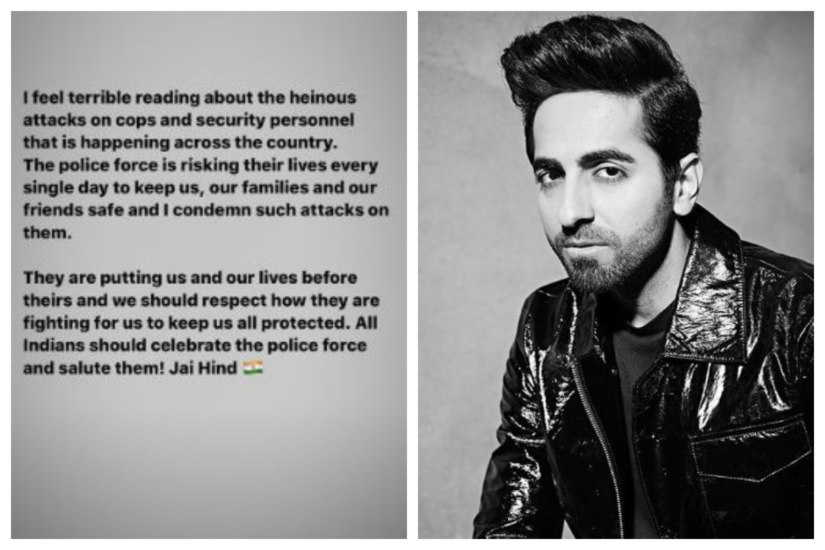 COVID-19: Ayushmann Khurrana condemns attacks on police personnel on lockdown duty
